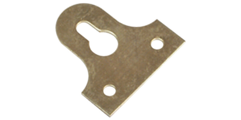 Mirror Plate, Length 38 mm, Keyhole Version