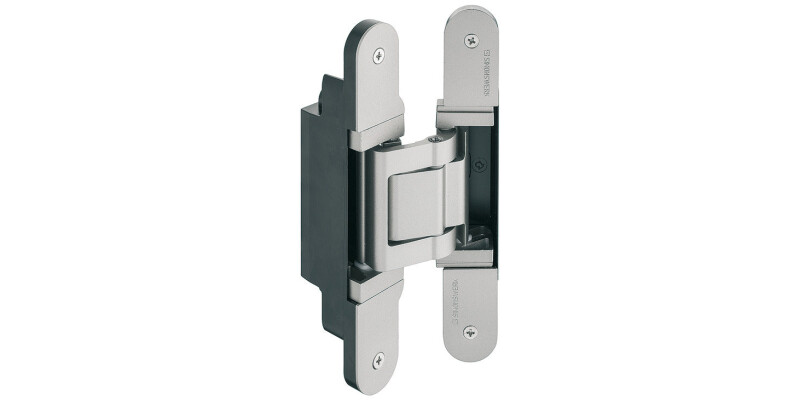3D Hinge, 180�, Aluminium, Zinc Diecast and Steel, Tectus TE 541 3D FVZ