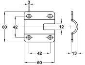 Single Wall Plate for Atlas Cab Fitting