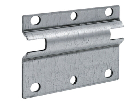 Wall Plate, Large, Steel/Zinc Alloy, Atlas