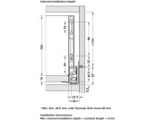 NovaPro Scala Cry+Drawer 40kg 186/450mm Stn