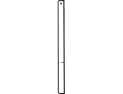Hinged Bracket Adj 400mm 200kg/Pr St Gal