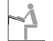 Hinged Bracket Adj 400mm 200kg/Pr White