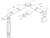 Sys4-4a Ducting Set x3m White