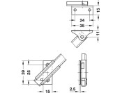 Lid Stay Arretop 200mm St NP