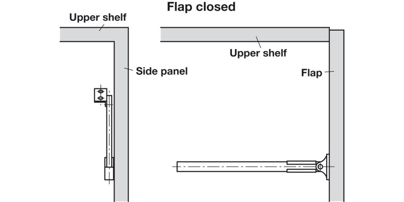 Lid Stay Arretop 200mm St NP