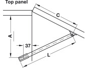 Lid Stay Arretop 200mm St NP