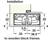 Tectus TE640 3D 180D Hinge BM