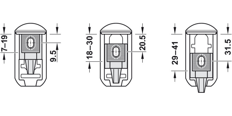 Kaiman Shelf Support 7-41mm ZA SS