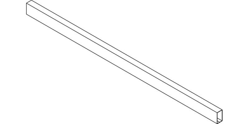 NovaPro Scala Div Rail CTL 1150mm Slv