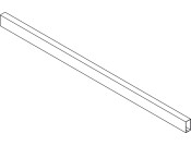 NovaPro Scala Div Rail CTL 1150mm Slv