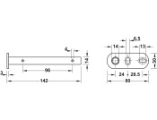Tenti-7 Shelf Support St ZP