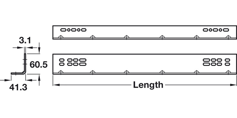 7957/9301/9308 Bkt UH 559mm