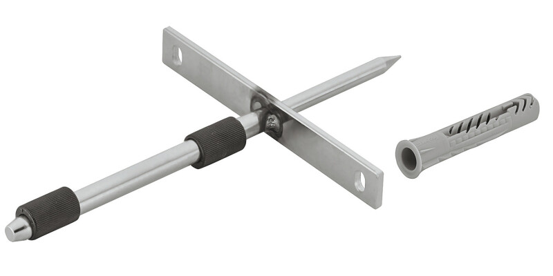 Concealed Shelf Support, Press-Fit, with Mounting Plate, for Installation into M