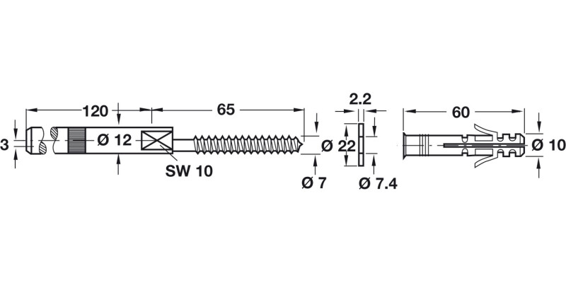 Con Shelf Support for Wall
