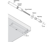 Con Shelf Support for Wall