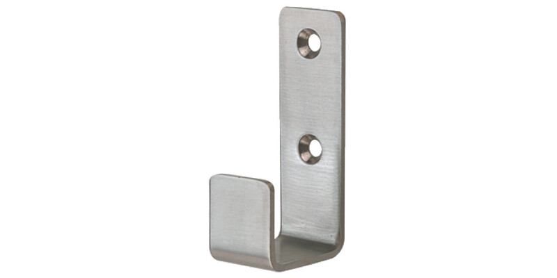 Coat Hook, Grade 316 Stainless Steel, 28 x 58 mm