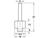 Router Bit 1/4 Shank Hi Speed Steel