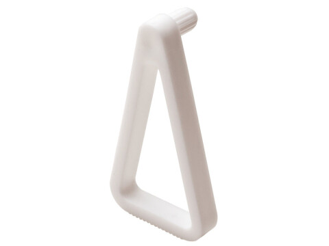 Shelf Retainer D5/19mm Plug Pl White