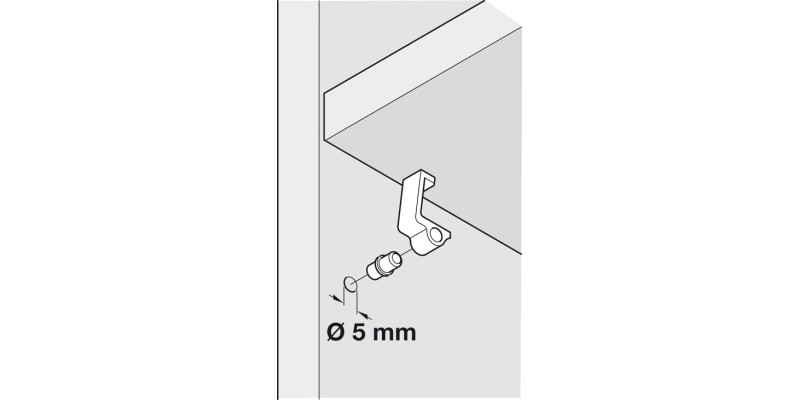Shelf Retainer D5mm for 282.43.101/905