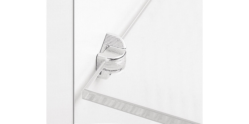 Gls Shelf Support 8/10/12mm Plug NP