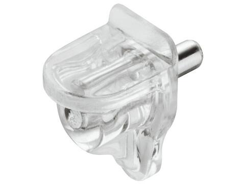 Shelf Support D3mm Plug Galv Trans CLR