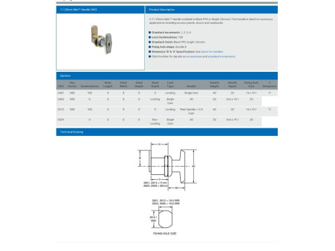 11-20MM MINI T HANDLE L&F 2603