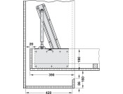 Bed Fitting Front Set Anthracite 9011