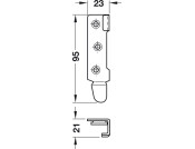 Bed Connecting Brackets 145mm Hospa SZP