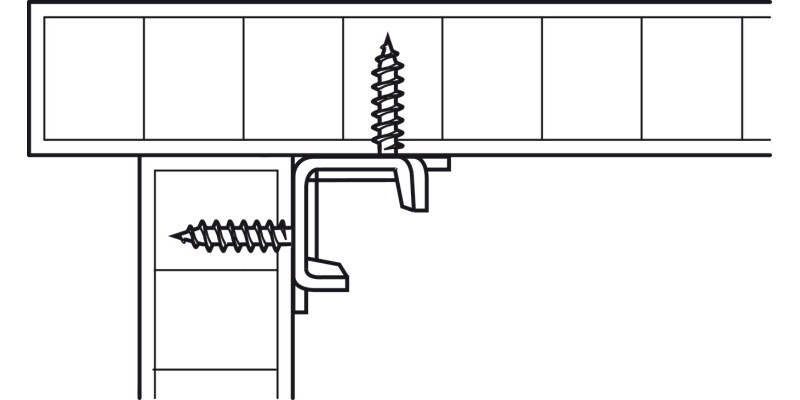 Bed Connecting Brackets 145mm Hospa SZP