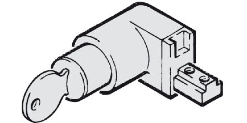 Eku Clipo 36GPK+GPPK PushButton Lock RH