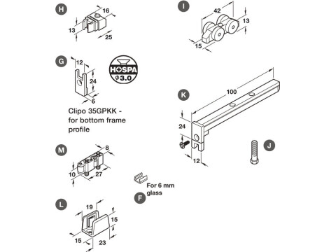 Eku Clipo 35GPKK Profile Cover Cap