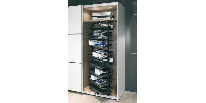 Shoe Rack PO Rotate/Ext for Tall Cab