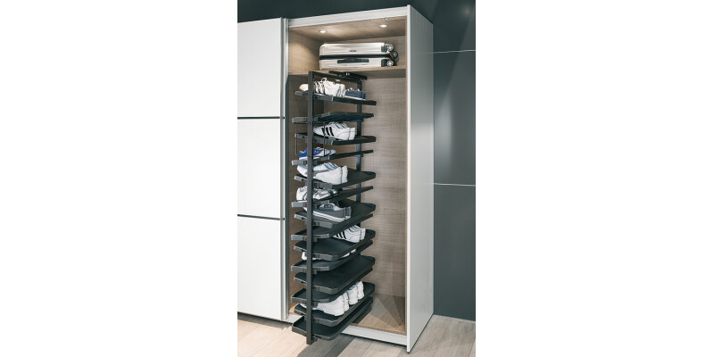 Shoe Rack PO Rotate/Ext for Tall Cab