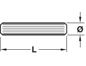 BP Beechwood Dowel FSC D6x25mm