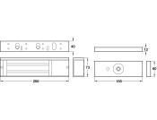 Std Electromag Lock Unmonitored 12V/24V