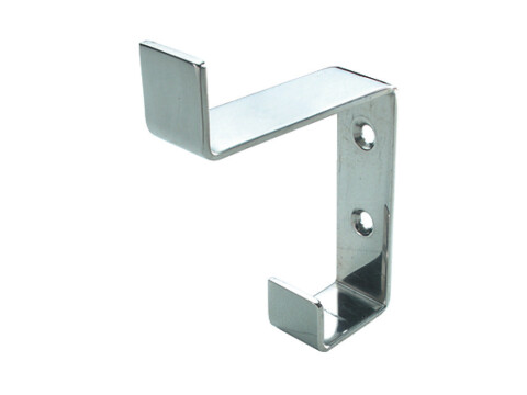 Hat and Coat Hook, Grade 316 Stainless Steel, 59 x 88 mm