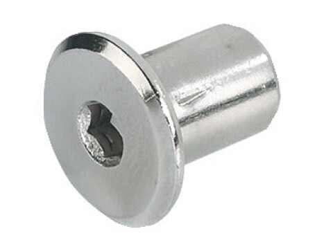 M6 Sleeve Nut, Length 12 mm, Steel