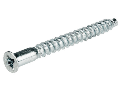 One-Piece Connector, with &Oslash; 8 mm Head, for &Oslash; 4 mm Drill Hole, Confirmat