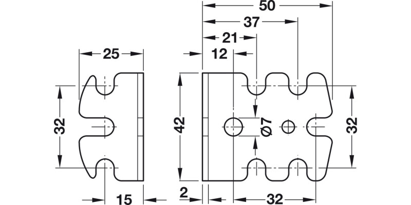 Universal Bracket Varianta 32 St Galv