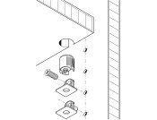 Tab Shelf Connector 16mm Screw ZA NP