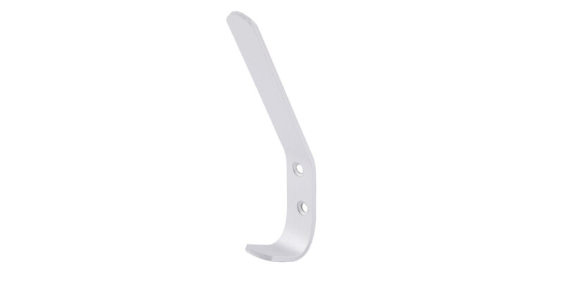 Hat and Coat Hook, Aluminium, 47 x 132 mm