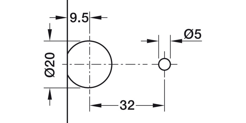 Rafix 20 HC Conn Housing 32mm Pl Black
