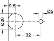 Rafix 20 HC Conn Housing 32mm Pl Black