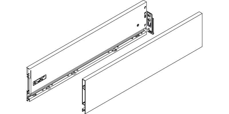Vionaro Drawer Sides 121/400mm Gph