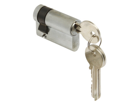 Sgl Profile Cylinder 45mm Brass SC