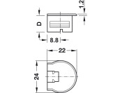 Rafix 20 TAB House w Ridge 16mm Pl Brown