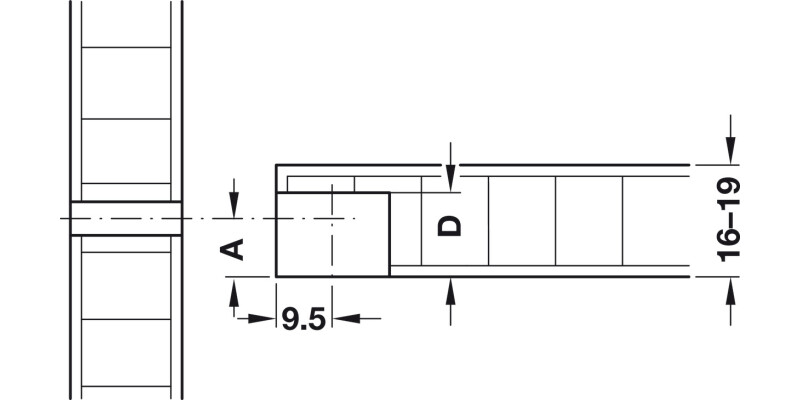 Rafix 20 TAB House w Ridge 16mm Pl Brown