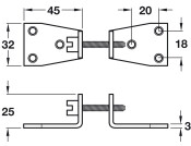 Worktop Connect Bolt StGalv