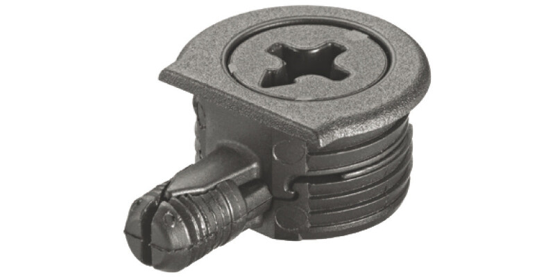 One-Part Connector, for &Oslash; 8 mm Holes, with Pre-Mounted Bolt, OneFix